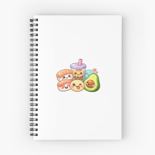 Item preview, Cute Kawaii Food Sushi Boba Avocado Art designed and sold by Trionda_Shop.