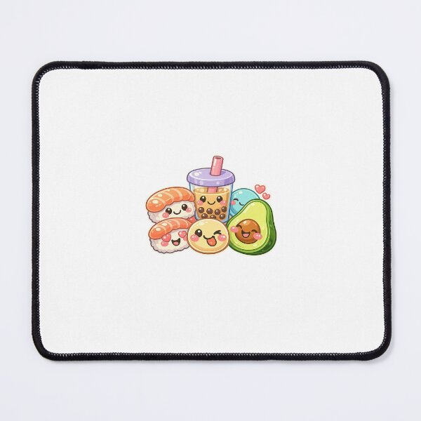 Item preview, Cute Kawaii Food Sushi Boba Avocado Art designed and sold by Trionda_Shop.