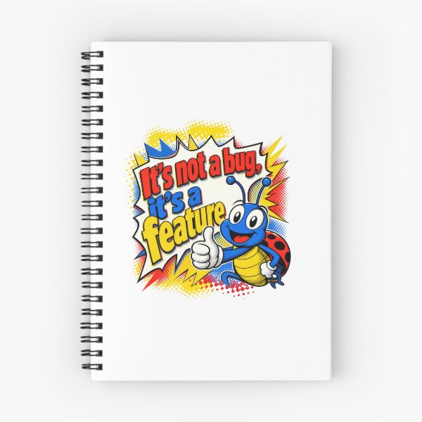 Item preview, It's Not A Bug It's A Feature Funny Coder Humor designed and sold by AntiqueImages.