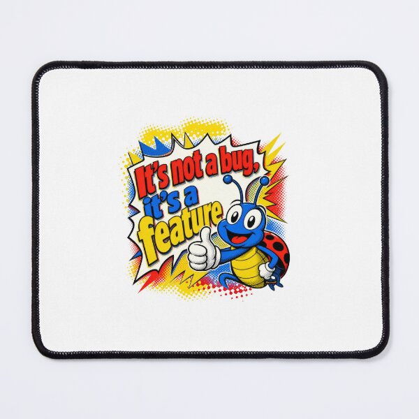 Item preview, It's Not A Bug It's A Feature Funny Coder Humor designed and sold by AntiqueImages.