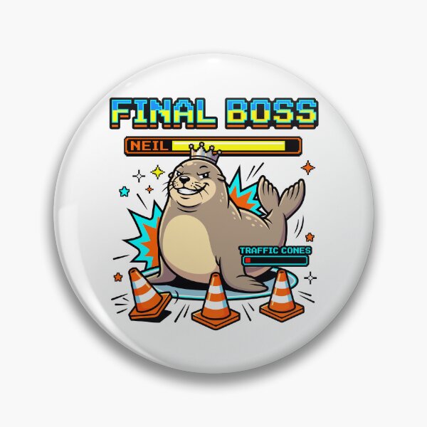 Item preview, Neil The Seal - Final Boss  designed and sold by Zerhof.