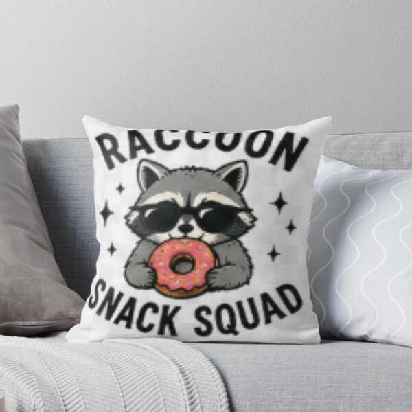 Item preview, Raccoon Snack Squad – Cute Donut Loving Raccoon Funny Animal Graphic T-Shirt designed and sold by ser-Ile.