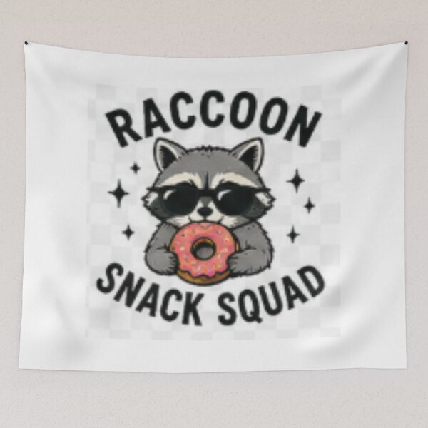 Item preview, Raccoon Snack Squad – Cute Donut Loving Raccoon Funny Animal Graphic T-Shirt designed and sold by ser-Ile.