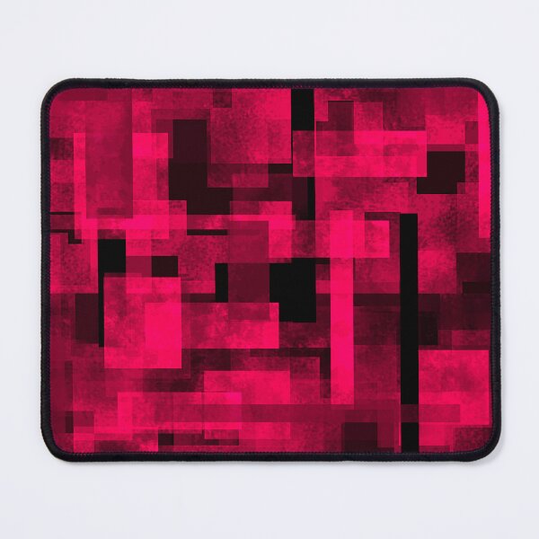 Item preview, Geometric Red Patchwork designed and sold by Andrew Hitchen.