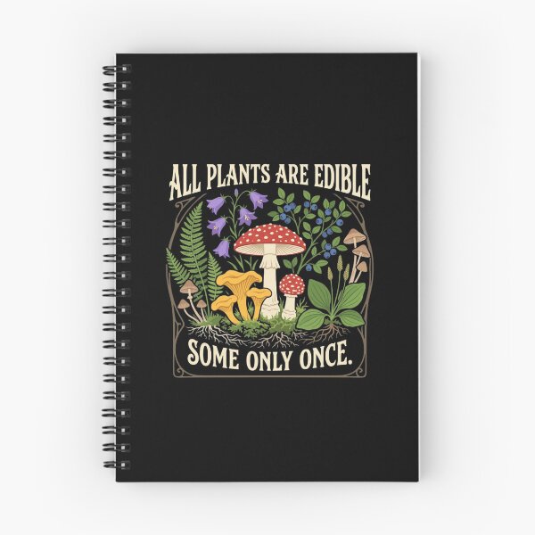 Item preview, All Plants Are Edible Some Only Once Mushroom designed and sold by SiarheiYur.