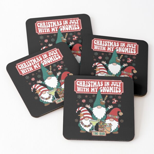 Item preview, Christmas in July Gnomes Summer Xmas Matching Women Kids Men T-Shirt designed and sold by stmpdwrld.