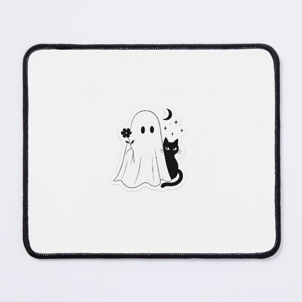 Item preview, Cute Ghost & Black Cat Sticker designed and sold by EduardTT.