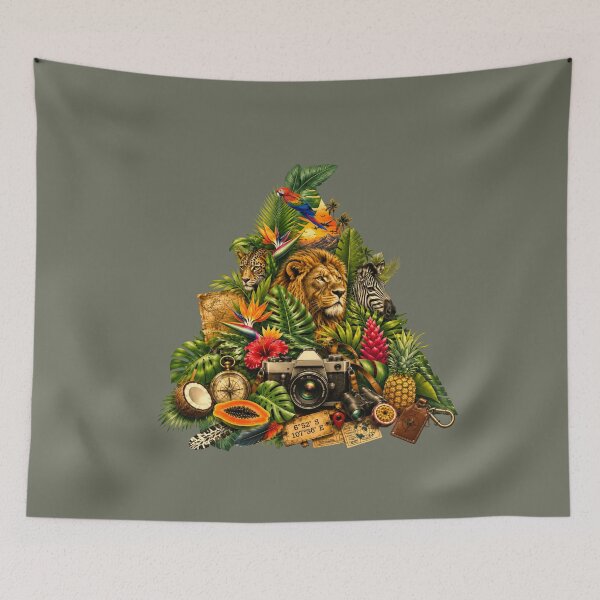 Item preview, Wild Expedition Camera | Tropical Safari Adventure Triangle designed and sold by Aimetoi.