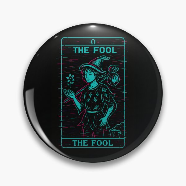 Item preview, Glitch Arcana – The Glitched Fool Digital Tarot designed and sold by JupiterGlitchEmpire.