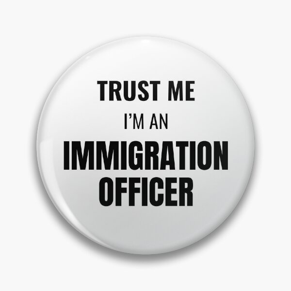 Item preview, Trust Me I'm an Immigration Officer (Black) designed and sold by ShipCrewNation.
