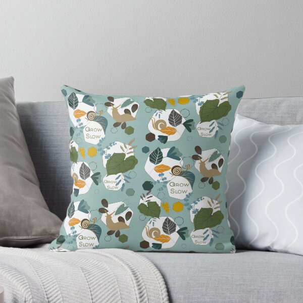 Item preview, Diseño de patrón de caracol botánico de crecimiento lento designed and sold by Vibria Pattern Studio.