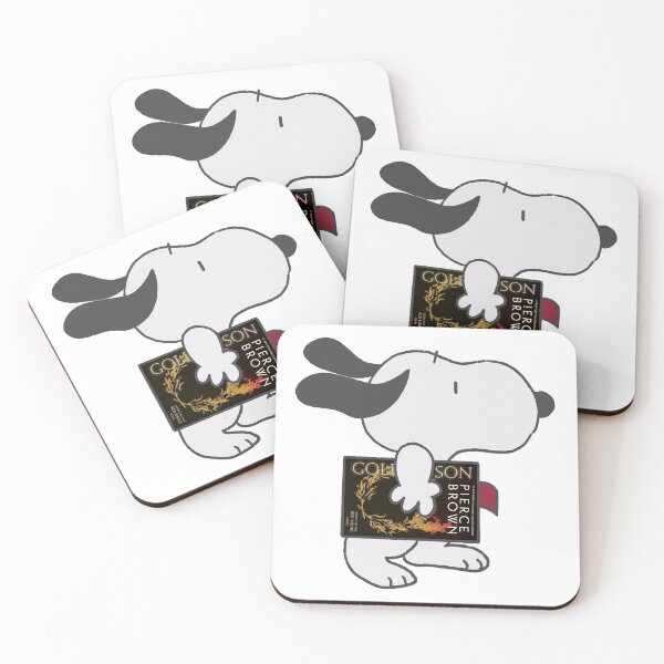 Item preview, snoopy reading golden son designed and sold by liveawhimsylife.