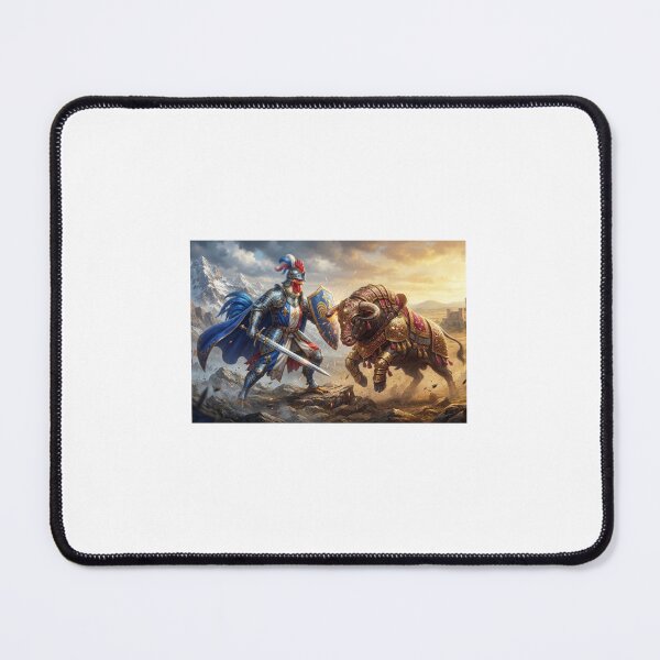 Item preview, World Cup 2026 France Spain Epic Knight Battle Art designed and sold by VikrantCreative.