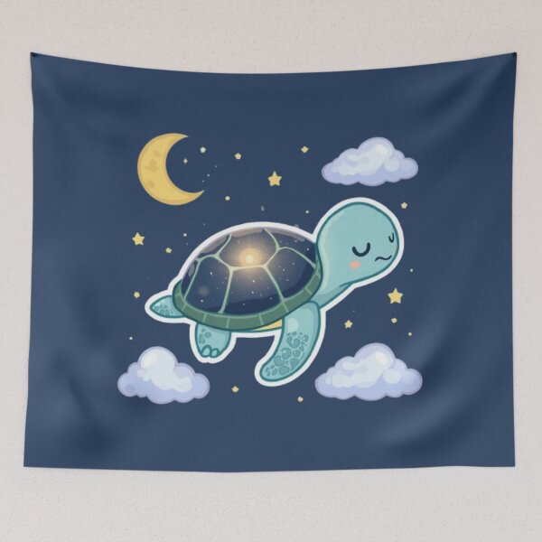 Item preview, Dreamy Celestial Turtle Sticker | Magical Cosmic Sea Turtle designed and sold by Stylestickers55.