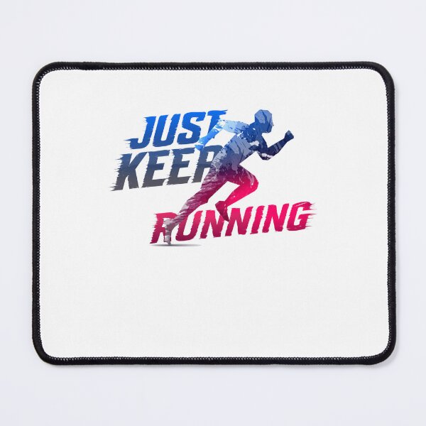 Item preview, Just Keep Running Runner Fitness Athlete Motivation designed and sold by RetroMini2026.