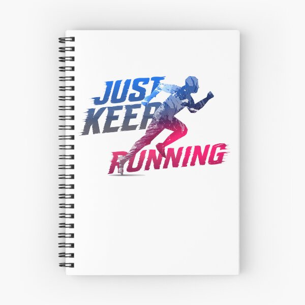 Item preview, Just Keep Running Runner Fitness Athlete Motivation designed and sold by RetroMini2026.
