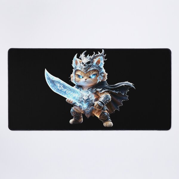 Item preview, Felis Nigripes: The Frost Lich Paladin Warrior designed and sold by ABYSSLAB.