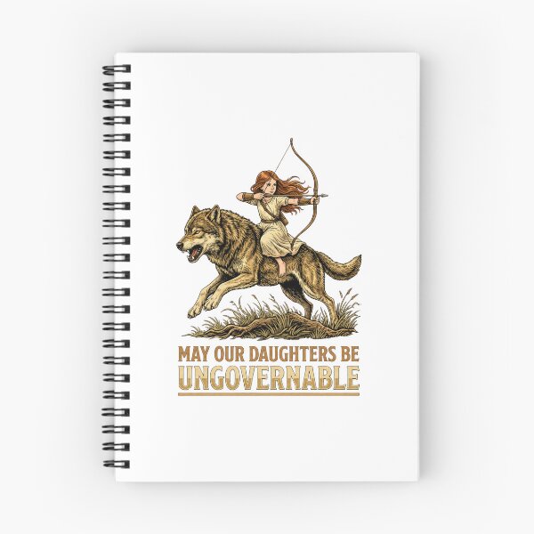 Item preview, Ungovernable Daughter Wolf Rider Archer Warrior Art designed and sold by SiarheiYur.