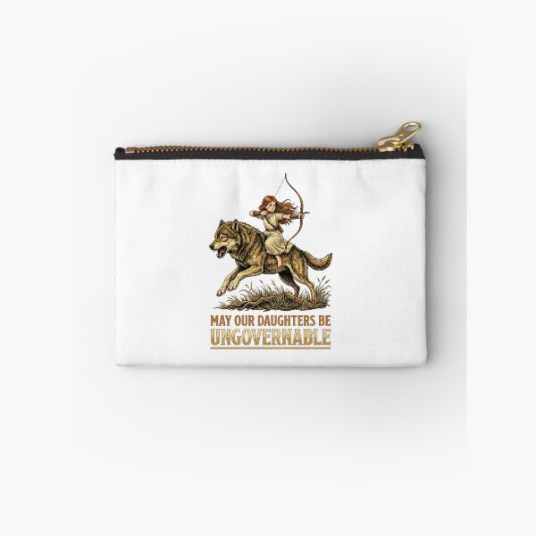 Item preview, Ungovernable Daughter Wolf Rider Archer Warrior Art designed and sold by SiarheiYur.