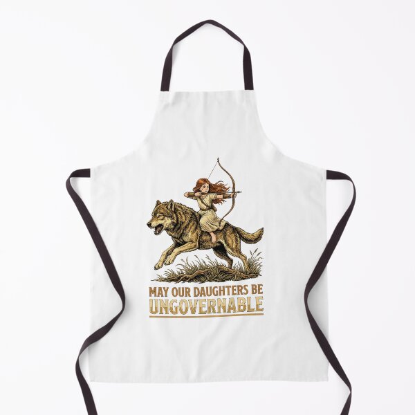 Item preview, Ungovernable Daughter Wolf Rider Archer Warrior Art designed and sold by SiarheiYur.