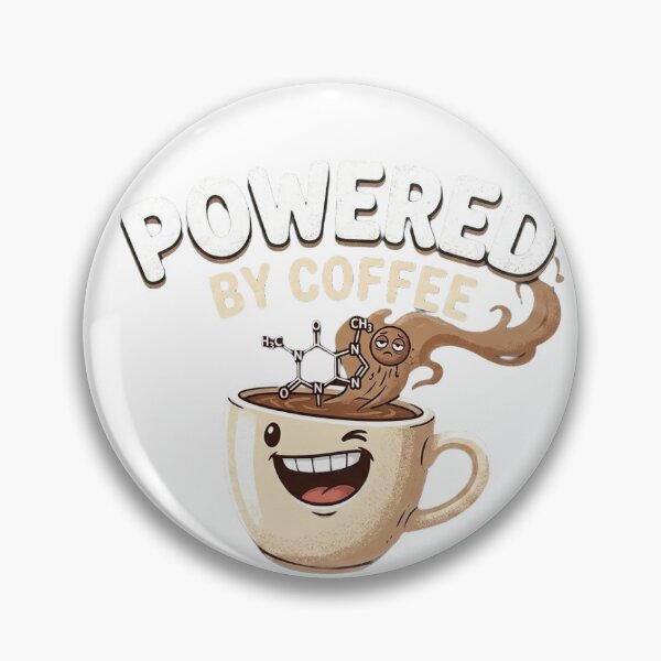 Item preview, Powered By Coffee Cute Cup designed and sold by Trionda_Shop.