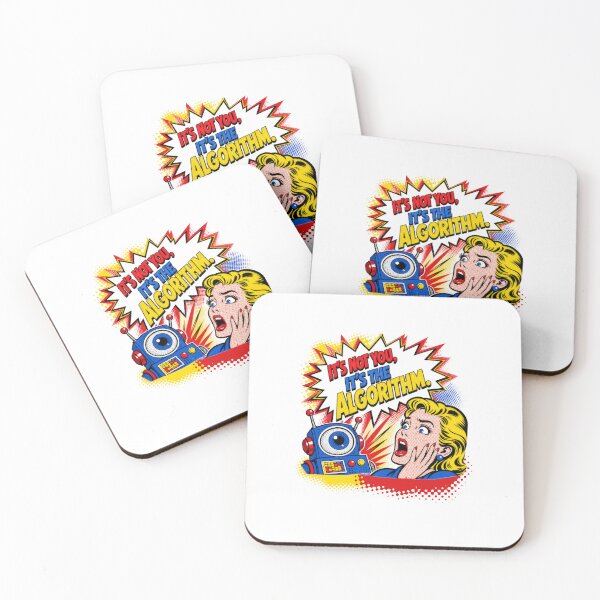 Item preview, It's Not You, It's The Algorithm Pop Art designed and sold by AntiqueImages.