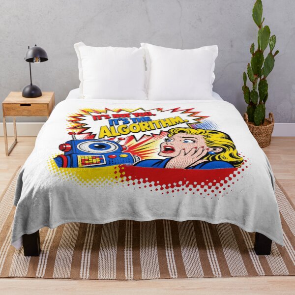 Item preview, It's Not You, It's The Algorithm Pop Art designed and sold by AntiqueImages.