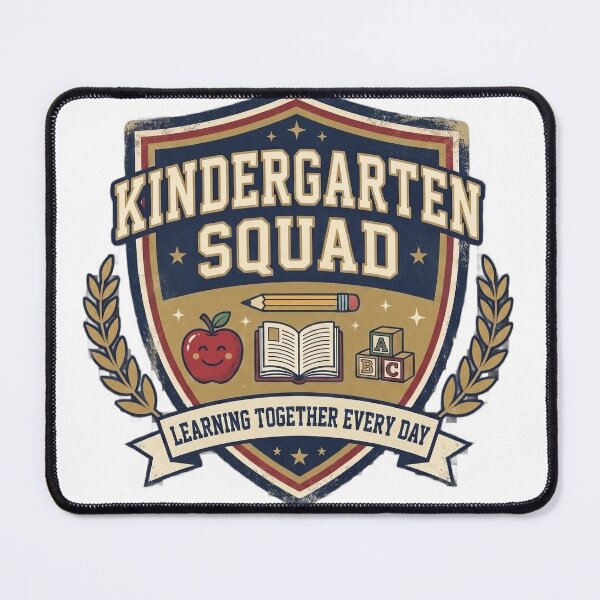 Item preview, Kindergarten Squad Retro Badge | Cute Teacher & Student Back to School Shirt | Classroom Team Gift designed and sold by Void and Neon.