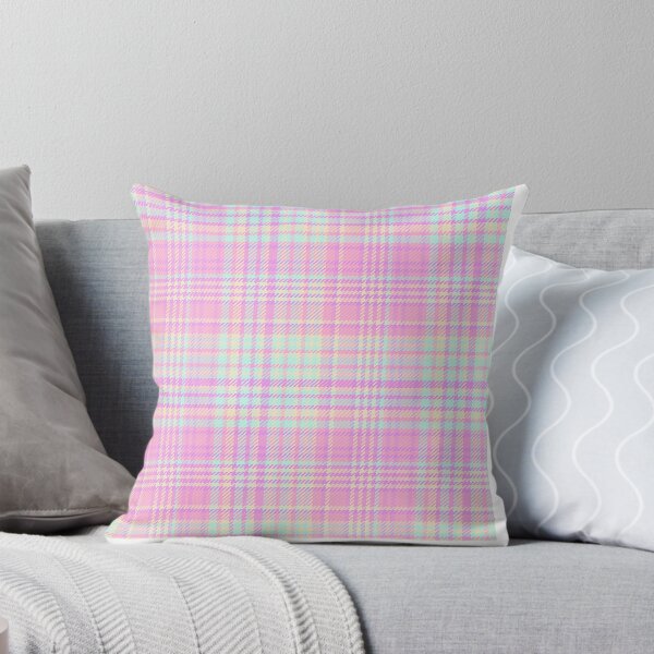 Item preview, Pink, Yellow and Light Blue Tartan Pattern designed and sold by TeeGeeTees.