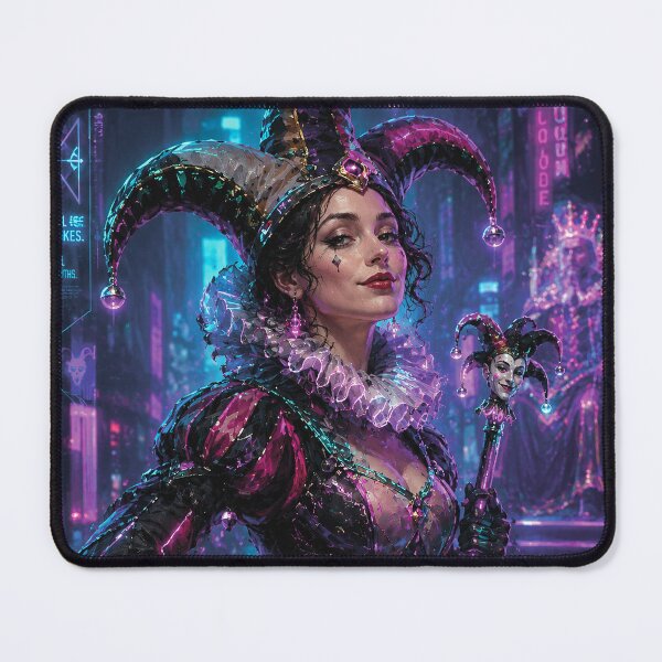 Item preview, Female Court Jester artwork. designed and sold by GalleryKauffeld.