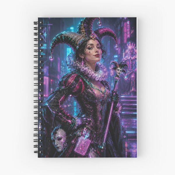 Item preview, Female Court Jester artwork. designed and sold by GalleryKauffeld.