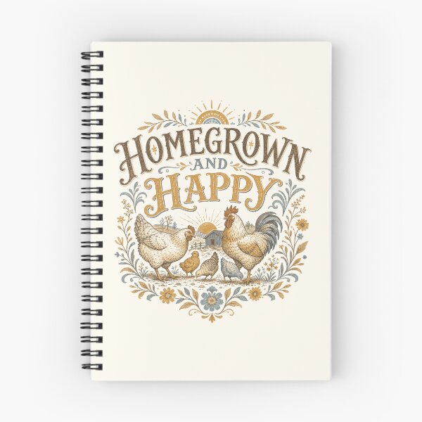 Item preview, Homegrown Happy Chicken Farm Homestead Life designed and sold by AntiqueImages.