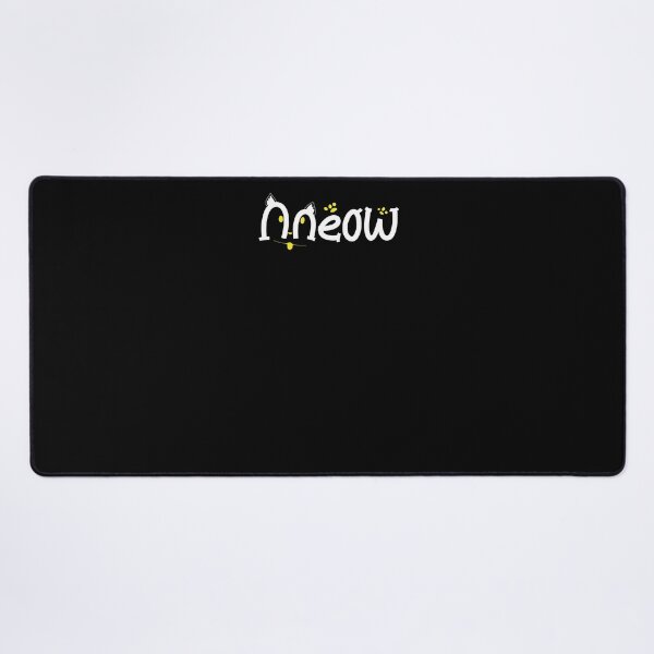 Item preview, Meow Cute Cat Typography Design | Funny Kawaii Cat Lettering Art designed and sold by CutPawStudio.
