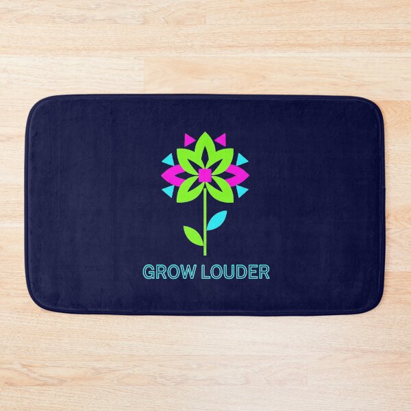 Item preview, Geometric Neon Flower Graphic Design With Motivational Quote designed and sold by PixelQ.
