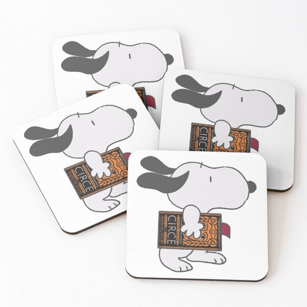 Item preview, snoopy reading circe designed and sold by liveawhimsylife.