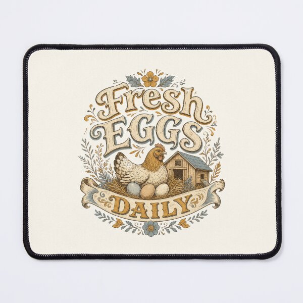 Item preview, Fresh Eggs Daily Chicken Farm Homesteading designed and sold by AntiqueImages.