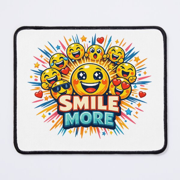 Item preview, Radiating Smiley Burst – Dynamic Emoji Explosion Design designed and sold by mbmstores.
