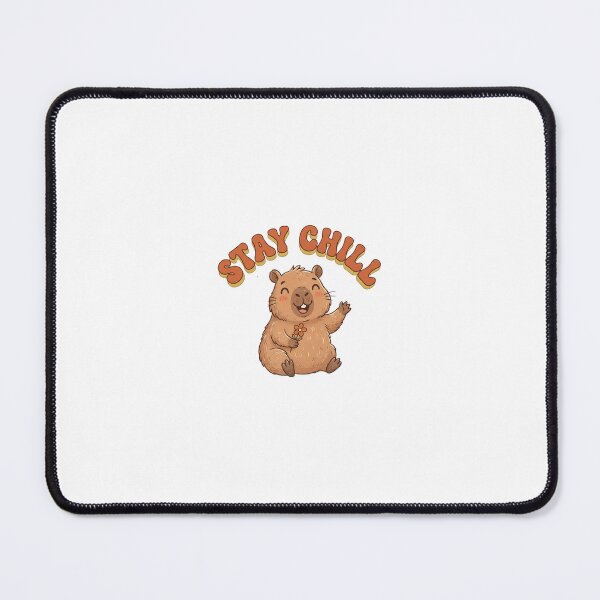 Item preview, Stay Chill Retro Cute Capybara designed and sold by Trionda_Shop.