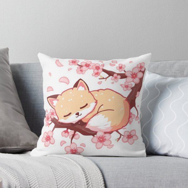 Item preview, Cute Sakura Fox Kawaii Sticker | Cherry Blossom Fox Gift designed and sold by Stylestickers55.