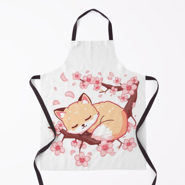 Item preview, Cute Sakura Fox Kawaii Sticker | Cherry Blossom Fox Gift designed and sold by Stylestickers55.