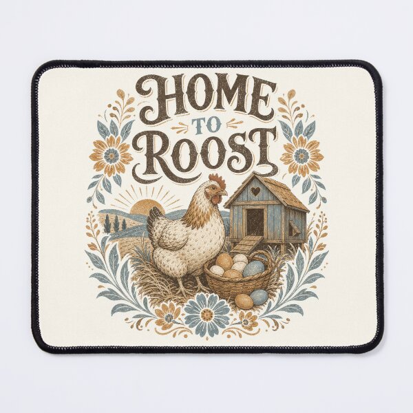 Item preview, Home to Roost Chicken Farmhouse Country Design designed and sold by AntiqueImages.