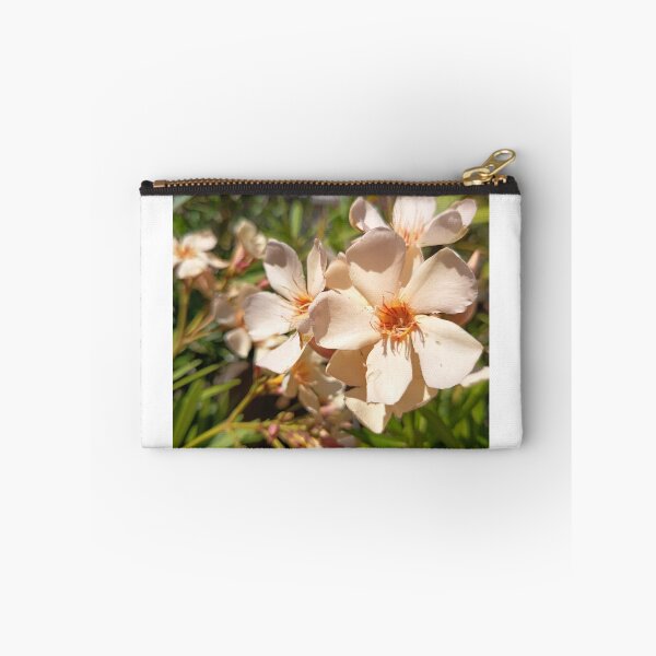 Item preview, Close Up of White Oleander Flowers Blooming in Bright Sunlight designed and sold by PhuongVoArt.