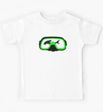 Diving mask + hammerhead Kids Tee