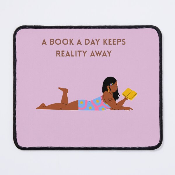 Item preview, A book a day keeps reality away designed and sold by creativityisfun.