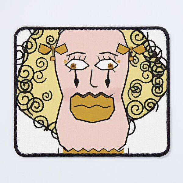 Item preview, Golden Curly Portrait designed and sold by ModernWhimsy.