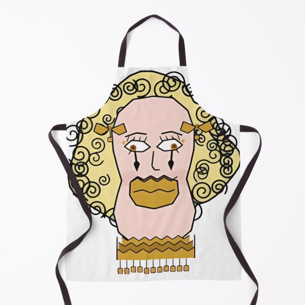 Item preview, Golden Curly Portrait designed and sold by ModernWhimsy.