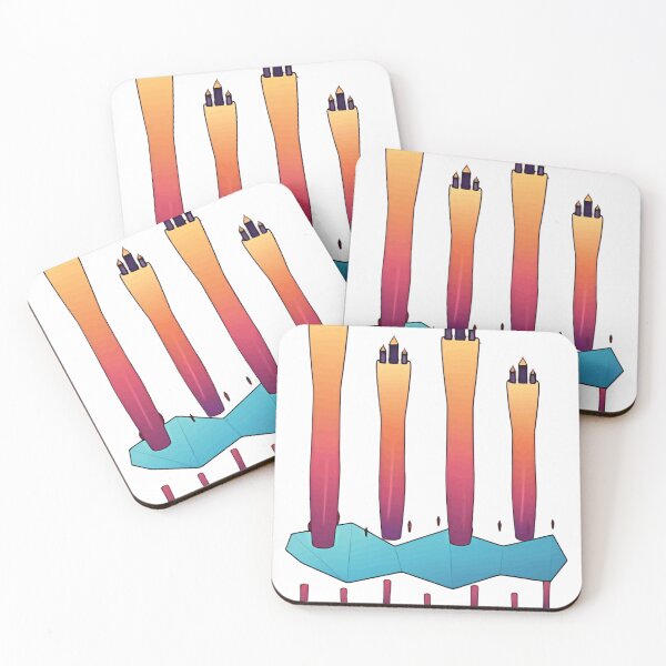 Item preview, Gradient Tower Pillars designed and sold by ModernWhimsy.