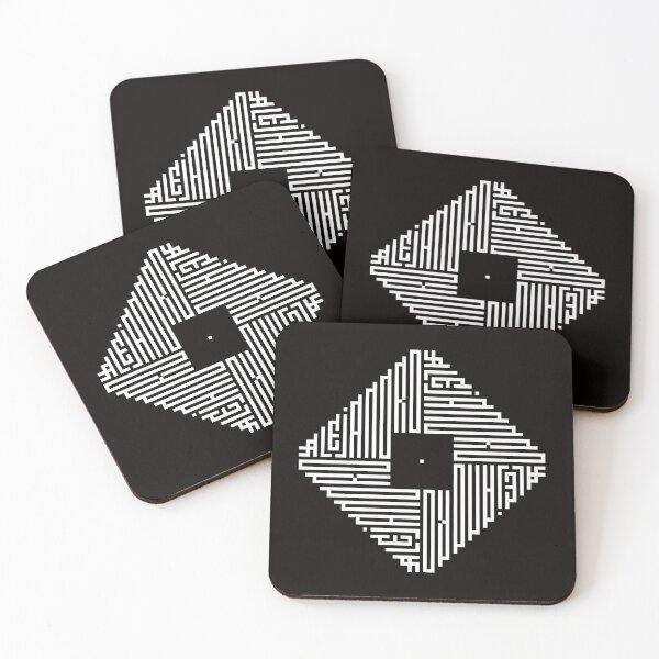Item preview, ALEJANDRO | White  | Modern Geometric Kufi Calligraphy | From Name to Art   designed and sold by FOR YOUR NAME.