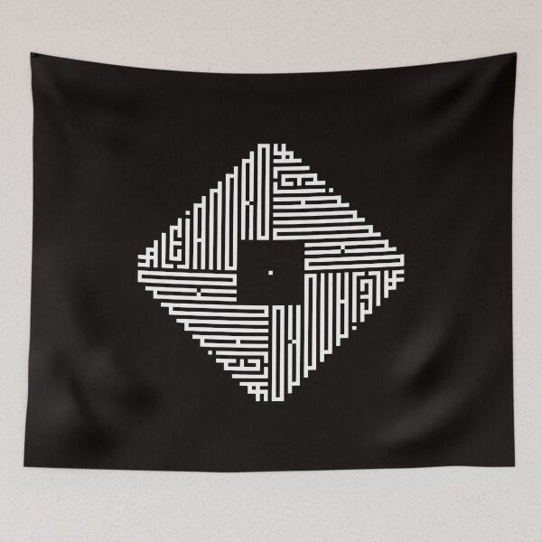 Item preview, ALEJANDRO | White  | Modern Geometric Kufi Calligraphy | From Name to Art   designed and sold by FOR YOUR NAME.