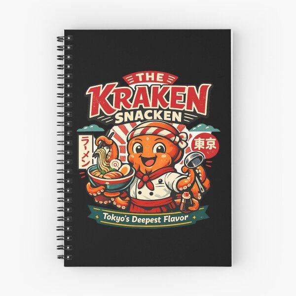 Item preview, Kraken Ramen Chef - Funny Japanese Noodle Lover pun designed and sold by SidTastic .